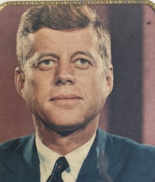 Vintage President John F Kennedy JFK Framed Picture Hanging Wall Art Portrait 3