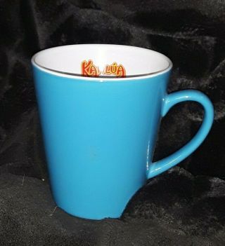 Kahlua Anything Goes Coffee Mug 1999 Blue Ceramic