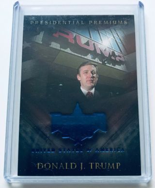 Decision 2016/2020 Donald Trump Presidential Premiums Card Ppdt3 W/ Blue Foil