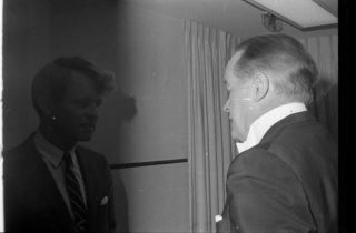 Robert F.  Bobby Kennedy Meets Bob Hope Camera 35mm Photo Negative