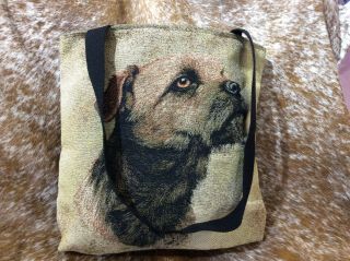 Border Terrier Dog Tote Bag 1139 - B (robert May) Pure Country Weavers