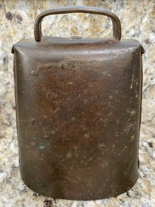 Vintage Holstein Bell No 3 Blum Mfg.  Co Farm Country 1900s Cow Bell 2
