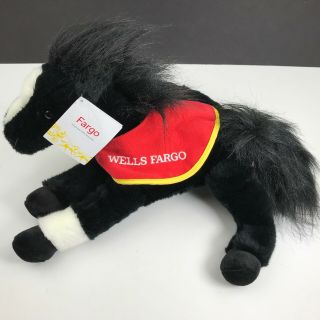 Wells Fargo Pony Legendary Black Horse 2019 - 2020 Plush 14 " 20th Anniversary