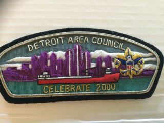 Detroit Area Council Csp Ba - 49 Celebrate 2000 Bullion 61 On Back - J