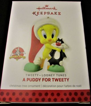 2013 Hallmark Keepsake Ornament - A Puddy For Tweety - Looney Tunes
