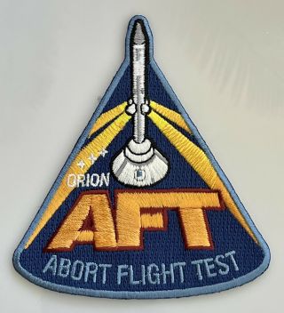 Nasa Orion Aft Abort Flight Test Space Program Patch 4”