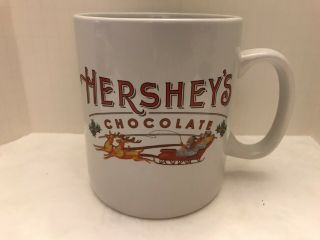 Hershey’s Chocolate Huge Jumbo Galerie Santa Mug Cup Coffee Soup 32 Oz Christmas