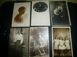 22 X Portrait Genealogy Postcards Related To Brooks Family 174 Park Street Luton