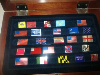 The Flags Of Liberty Sterling Silver 25 In Special Box And Descriptions