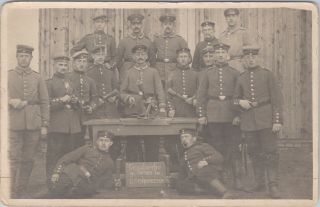 Rppc Wwi German Soldiers Hand Grenade Training Group 1916 E2