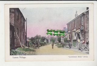 Leominster News Postcard - Luston Village - P/m 1905