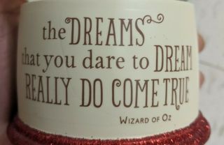 Hallmark The Wizard Of OZ Dorothy ' s Ruby Red Shoes Snow Globe 3