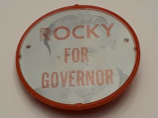 2 1/2 " Rocky (nelson Rockefeller) For (ny) Governor Plastic Flasher Pin