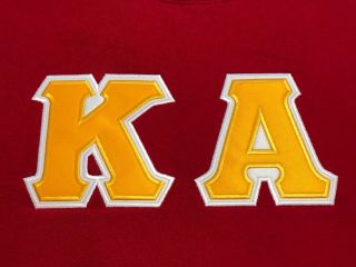Kappa Alpha Order Ka Crew Sweatshirt Size Large Heavyweight Cotton