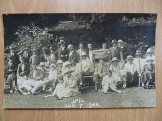 August 1922 Real Photo Postcard Robert Weighell Ventnor Isle Of Wight