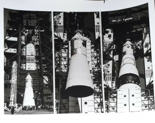 Nasa Official Photograph Of The Apollo/saturn 204 Spacecraft
