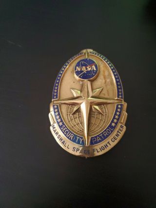 Asa Security Patrol Marshall Space Flight Center Badge