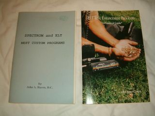 2 Metal Detecting Books,  Whites Xlt & Spectrum Metal Detectors