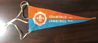 1971 World Scout Jamboree,  Souvenir Pennant Asagiri Heights,  Japan