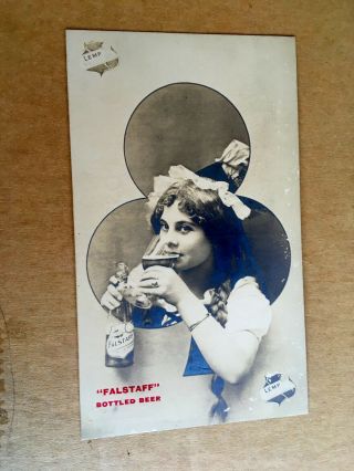 Falstaff Bottled Beer Lemp Brewery St Louis Missouri Advertising Postcard 1