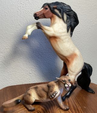 Breyer Classic Rufo & Diablo America’s Wild Mustangs Model Horse Cougar