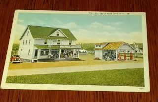Post Office & General Store - Gas Station - Caroga Lake,  Ny - 1930