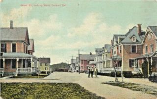 A Quiet Day On Jewel Street,  Looking West,  Delmar,  Delaware De,  R.  P.  O.  1910