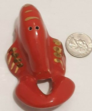 Vintage Arcadia Miniature Salt & Pepper Shaker,  Lobster