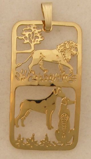 Rhodesian Ridgeback Jewelry Pendant By Touchstone Dog Designs