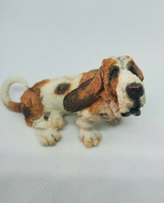 2004 A Breed Apart Basset Hound Mini 70330 Country Artists 2.  75 " Tall Rare