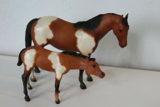 Breyer Pinto Mare & Suckling Foal Special Edition Sears 1982 - 1983