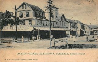 Georgetown,  Demerara British Guiana Early Post Card - Posted 1900 - Guyana
