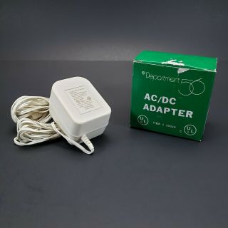 Dept 56 Ac/dc White Adapter Village Accessory 3 Prong 55026