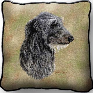 17 " X 17 " Pillow Cover - Scottish Deerhound By Robert May 3325