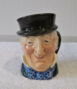 Vintage Royal Doulton Mug Jug Mr.  Micawber Miniature 3” With Early " A " Mark