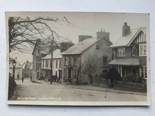 Llanwrtyd Wells Postcard,  Belle Vue Terrace,