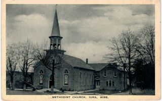 Iuka Methodist Church 1940 Ms