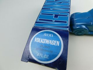 Vtg Avon Volkswagen VW Bug Beetle Oland After Shave Decanter Fragrance 3