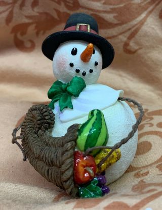 Snowmen Of The Month For November 1998 Roman Inc Collectible Figurine 2.  5” Rare