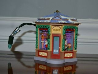 Hallmark Keepsake Village Toy Shop 2002 Animated Christmas Ornament