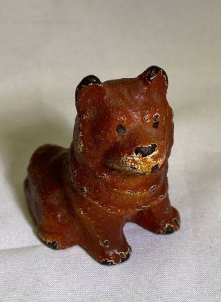 Cast Iron Nowich Terrier Seated Mini 2”