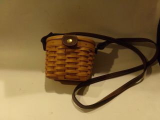 Small Longaberger Handwoven Basket