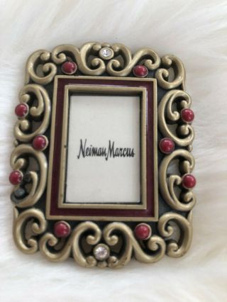 Jay Strongwater - Neiman Marcus - Mini Picture Frame - Shows Some Wear
