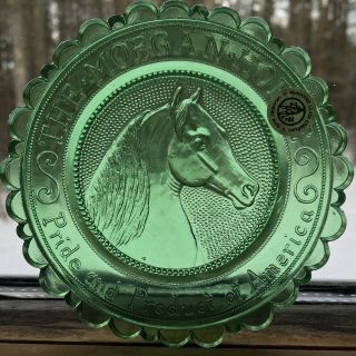 Morgan Horse Pride And Product Of America Jeanne Mellin Art Pairpoint Cup Plate