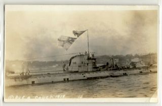 Wwi 1919 Captured German Submarine U - 113,  U - Boat,  Photo Postcard Rppc K