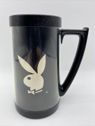 Vintage Playboy Bunny Logo Thermo Serv Insulated Mug / Stein Made In Usa