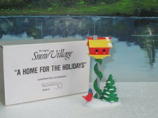 Dept.  56 Snow Village Accessory A Home For The Holidays 51659