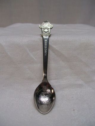 Rolex Lucerne Bucherer Of Switzerland Collectible Souvenir Spoon 4.  5 " Decorative