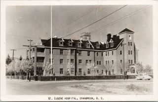 St.  Eugene Hospital Cranbrook Bc Rumsby Real Photo Postcard E43