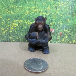 Schleich Chimpanzee Female With Baby 14679 Retired